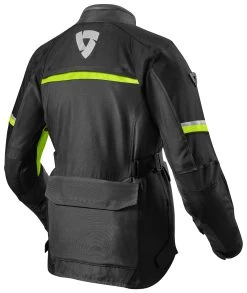 REV'IT! Outback 3 Women's Jacket -Motorcycle Equipment Store revit outback3 womens jacket black fluo yellow 1