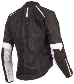 Sedici Stretto Women's Jacket -Motorcycle Equipment Store sedici stretto womens jacket black white 1