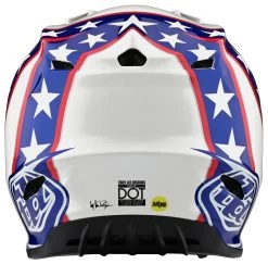 Troy Lee Designs SE4 Evel Knievel Helmet (XS) -Motorcycle Equipment Store troy lee designs se4 evel knievel helmet 3