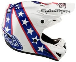 Troy Lee Designs SE4 Evel Knievel Helmet (XS) -Motorcycle Equipment Store troy lee designs se4 evel knievel helmet 5