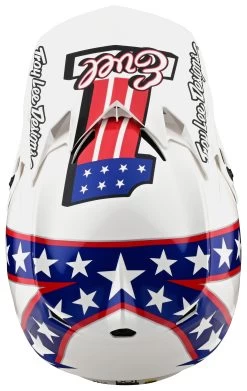 Troy Lee Designs SE4 Evel Knievel Helmet (XS) -Motorcycle Equipment Store troy lee designs se4 evel knievel helmet 7