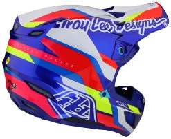Troy Lee Designs Troy Lee SE5 Omega Helmet -Motorcycle Equipment Store troy lee se5 omega helmet blue 3